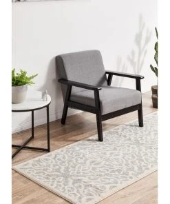 Rug Culture Chrome Lydia Silver Rug -The Shine Nook Sales Store 815153770 5 720x928