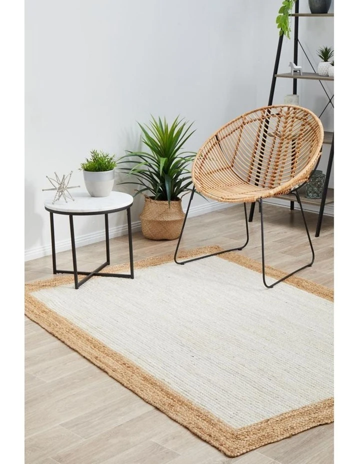 Rug Culture Noosa 333 White Natural Rug 2 Rug Culture Noosa 333 White Natural Rug - Image 2