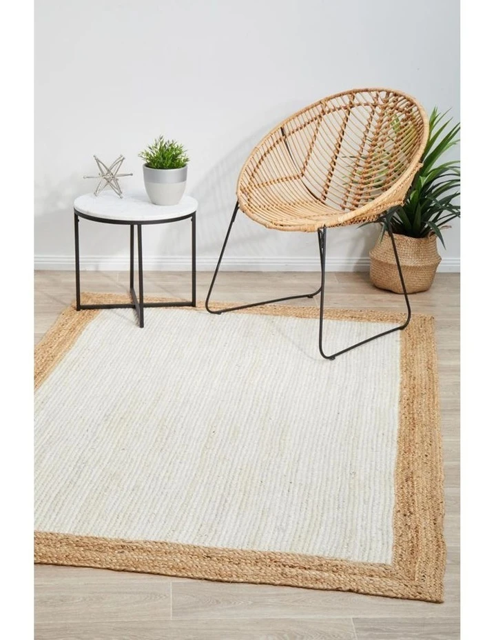 Rug Culture Noosa 333 White Natural Rug 3 Rug Culture Noosa 333 White Natural Rug - Image 3