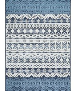 Rug Culture Seaside 3333 White Blue Rug