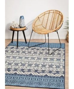 Rug Culture Seaside 3333 White Blue Rug -The Shine Nook Sales Store 815156020 3 720x928
