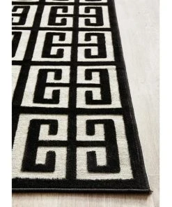 Rug Culture York Brenda Black & Gold Rug -The Shine Nook Sales Store 815157550 6 720x928