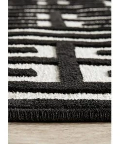 Rug Culture York Brenda Black & Gold Rug -The Shine Nook Sales Store 815157550 7 720x928
