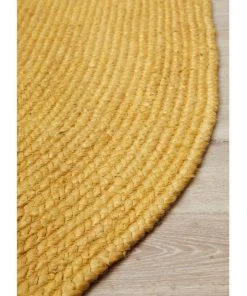 Rug Culture Bondi Yellow Oval Rug -The Shine Nook Sales Store 815158180 6 720x928