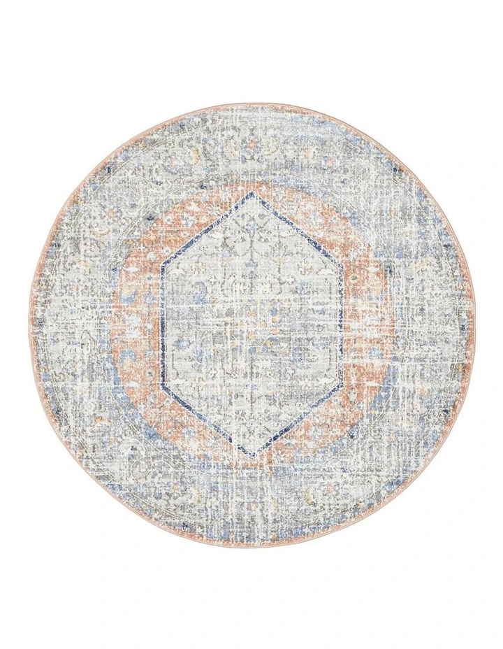 Rug Culture Mayfair Lorissa Peach Round Rug 1 Rug Culture Mayfair Lorissa Peach Round Rug