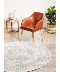 Rug Culture Mayfair Lorissa Silver Round Rug -The Shine Nook Sales Store 815158720 3 720x928