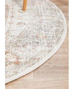 Rug Culture Mayfair Lorissa Silver Round Rug -The Shine Nook Sales Store 815158720 6 720x928