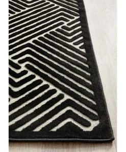 Rug Culture York Cindy Black & Gold Rug -The Shine Nook Sales Store 815159080 6 720x928