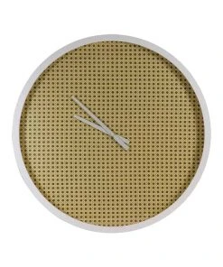 Madras Link Rattan Clock 60cm