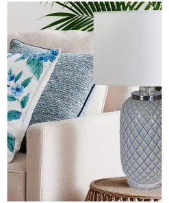 Madras Link Pineapple Blue Lamp & Shade -The Shine Nook Sales Store 816218290 3 720x928