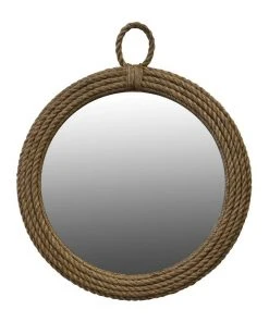 Madras Link Nepean Natural Round Mirror D79x5.7cm