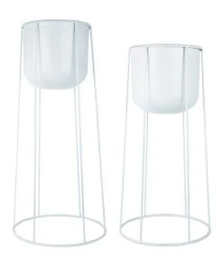 Madras Link Botanica White Planter Set