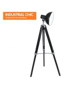 Sarantino Tripod Floor Spot Lamp With Adjustable Height Metal Shade Black Reading Light 10 Sarantino Tripod Floor Spot Lamp With Adjustable Height Metal Shade Black Reading Light -The Shine Nook Sales Store 828976330 4 720x928