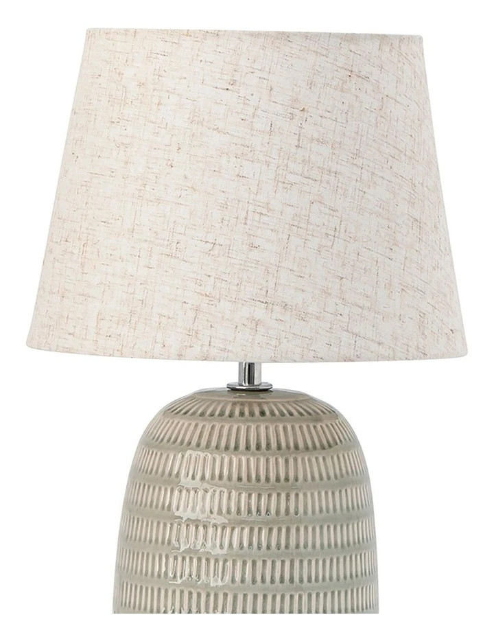 Salt&Pepper Clifton Table Lamp - 39cm - Taupe 2 Salt&Pepper Clifton Table Lamp - 39cm - Taupe - Image 2