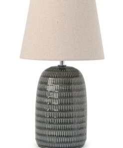 Salt&Pepper Clifton Table Lamp - 39cm - Charcoal