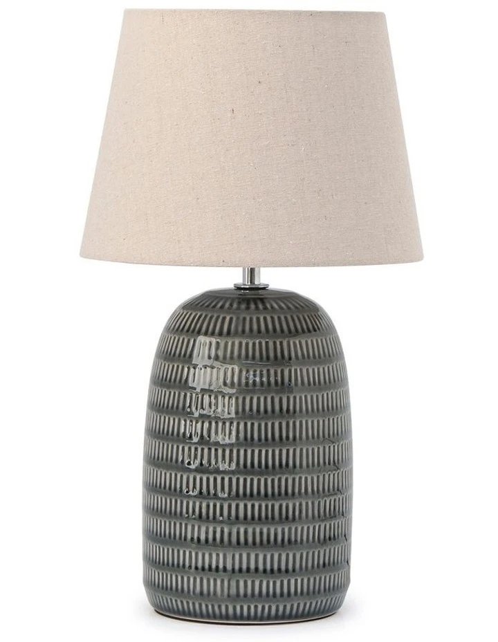 Salt&Pepper Clifton Table Lamp - 39cm - Charcoal 1 Salt&Pepper Clifton Table Lamp - 39cm - Charcoal