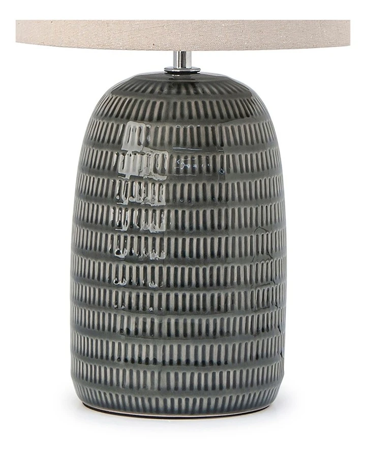 Salt&Pepper Clifton Table Lamp - 39cm - Charcoal 3 Salt&Pepper Clifton Table Lamp - 39cm - Charcoal - Image 3