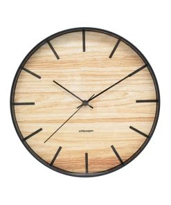 Salt&Pepper Tate Clock - 31cm - Black