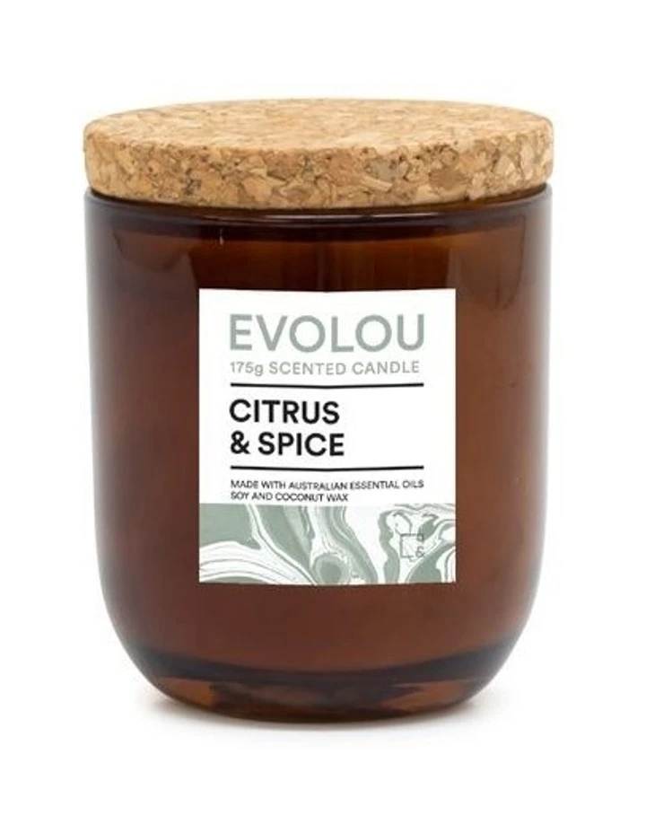 Salt&Pepper Evolou Candle Citrus & Spice 175g 1 Salt&Pepper Evolou Candle Citrus & Spice 175g