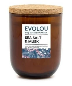 Salt&Pepper Evolou Candle Sea Salt & Musk 375g