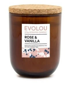 Salt&Pepper Evolou Candle Rose & Vanilla 375g