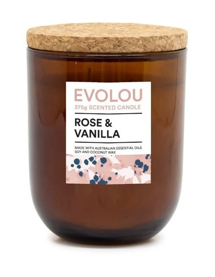 Salt&Pepper Evolou Candle Rose & Vanilla 375g 1 Salt&Pepper Evolou Candle Rose & Vanilla 375g