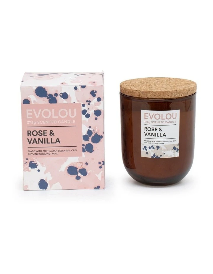 Salt&Pepper Evolou Candle Rose & Vanilla 375g 2 Salt&Pepper Evolou Candle Rose & Vanilla 375g - Image 2