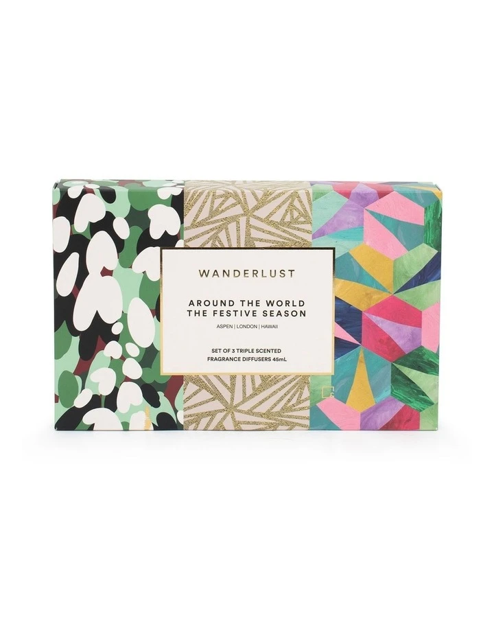 Salt&Pepper Wanderlust Festive Season Diffuser Set - 45ml - Set of 3 - Aspen, London & Hawaii 3 Salt&Pepper Wanderlust Festive Season Diffuser Set - 45ml - Set of 3 - Aspen, London & Hawaii - Image 3