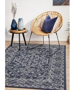 Rug Culture Seaside 5555 Navy Rug -The Shine Nook Sales Store 830582020 3 720x928