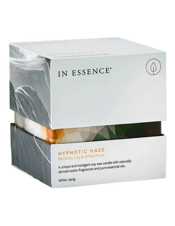 In Essence Hypnotic Haze Bamboo, Lily & White Musk Candle 2 In Essence Hypnotic Haze Bamboo, Lily & White Musk Candle - Image 2