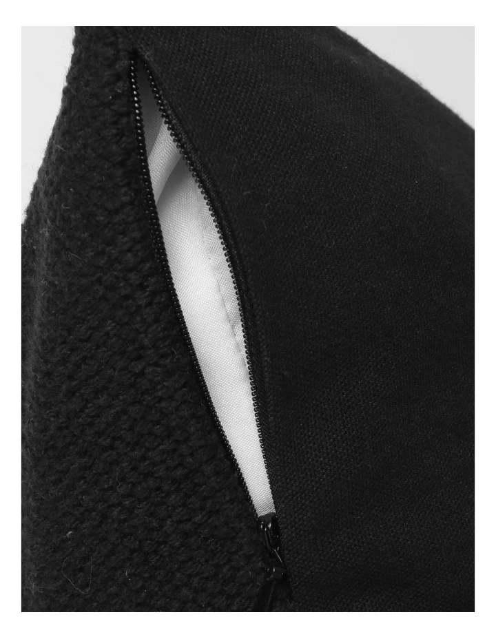 Darren Palmer Dp Castille Diamond Woven Cushion Black 4 Darren Palmer Dp Castille Diamond Woven Cushion Black - Image 4