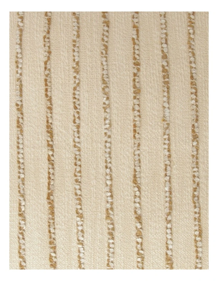 Australian House & Garden Wollongbar Jute Stripe Panel Cotton 50X50cm Cushion Natural 3 Australian House & Garden Wollongbar Jute Stripe Panel Cotton 50X50cm Cushion Natural - Image 3