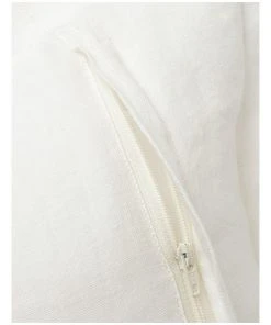 Heritage Hilltop Flanged Linen Cushion White -The Shine Nook Sales Store 832961890 4 720x928