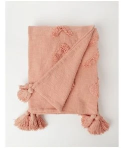 Vue Deerwood Tufted Tribal Throw Shell