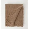 Australian House & Garden Norco Organic Cotton Waffle Throw Sandstone