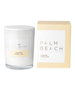Palm Beach Collection Coconut & Lime 850g Scented Soy Deluxe Candle