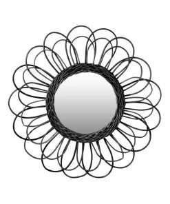 Cooper & Co 55cm Baja Black Willow Wall Mirror