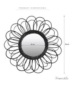 Cooper & Co 55cm Baja Black Willow Wall Mirror 11 Cooper & Co 55cm Baja Black Willow Wall Mirror -The Shine Nook Sales Store 835344280 6 720x928