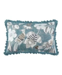 M.M Linen Lark Cushion Teal