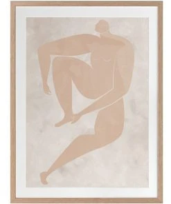 Urban Road Amelie Cut-Out I Print Oak Frame