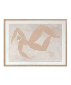 Urban Road Amelie Cut-Out III Print Oak Frame