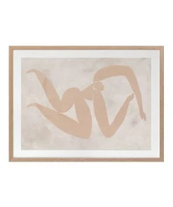 Urban Road Amelie Cut-Out IV Print Oak Frame