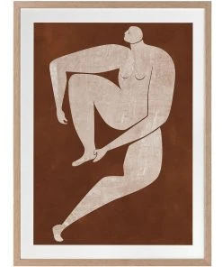 Urban Road Caroline Cut-Out I Print Oak Frame