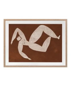 Urban Road Caroline Cut-Out III Print Oak Frame