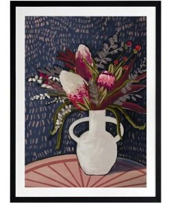 Urban Road Flora Australis Print Black Frame