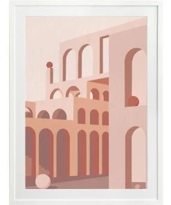 Urban Road Grand Designs Print White Frame