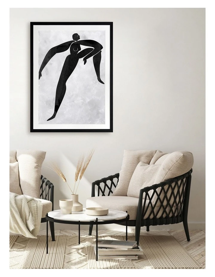 Urban Road Lydia Cut-Out II Print Black Frame 2 Urban Road Lydia Cut-Out II Print Black Frame - Image 2