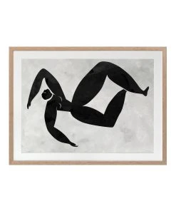 Urban Road Lydia Cut-Out III Print Oak Frame