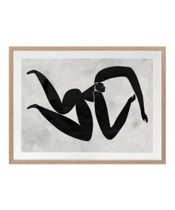 Urban Road Lydia Cut-Out IV Print Oak Frame