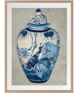 Urban Road Orient II Print Oak Frame